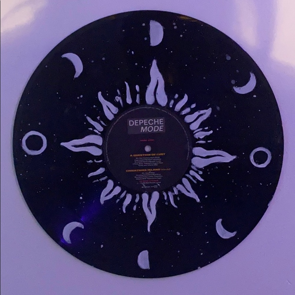 vinyl record art